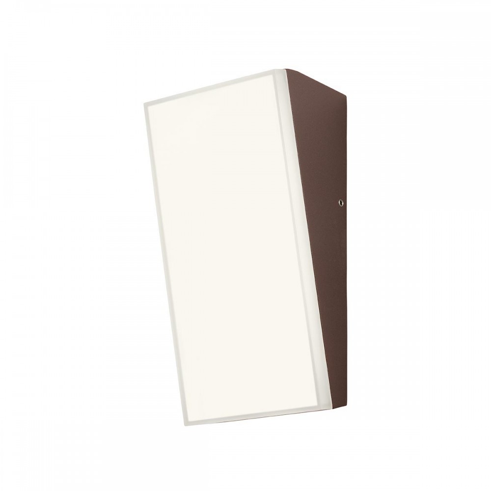 Wall lamp Redo Tokyo, metal, dark brown, LED, 12W, 1150 lumens, warm white 3000K, H.18 cm, IP54