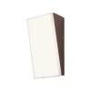 Wall lamp Redo Tokyo, metal, dark brown, LED, 12W, 1150 lumens, warm white 3000K, H.18 cm, IP54