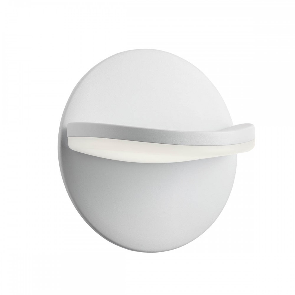 Wall lamp Redo Gimbal, metal, sand white, LED, 16W, 992 lumens, warm white 3000K, D.18 cm, IP65