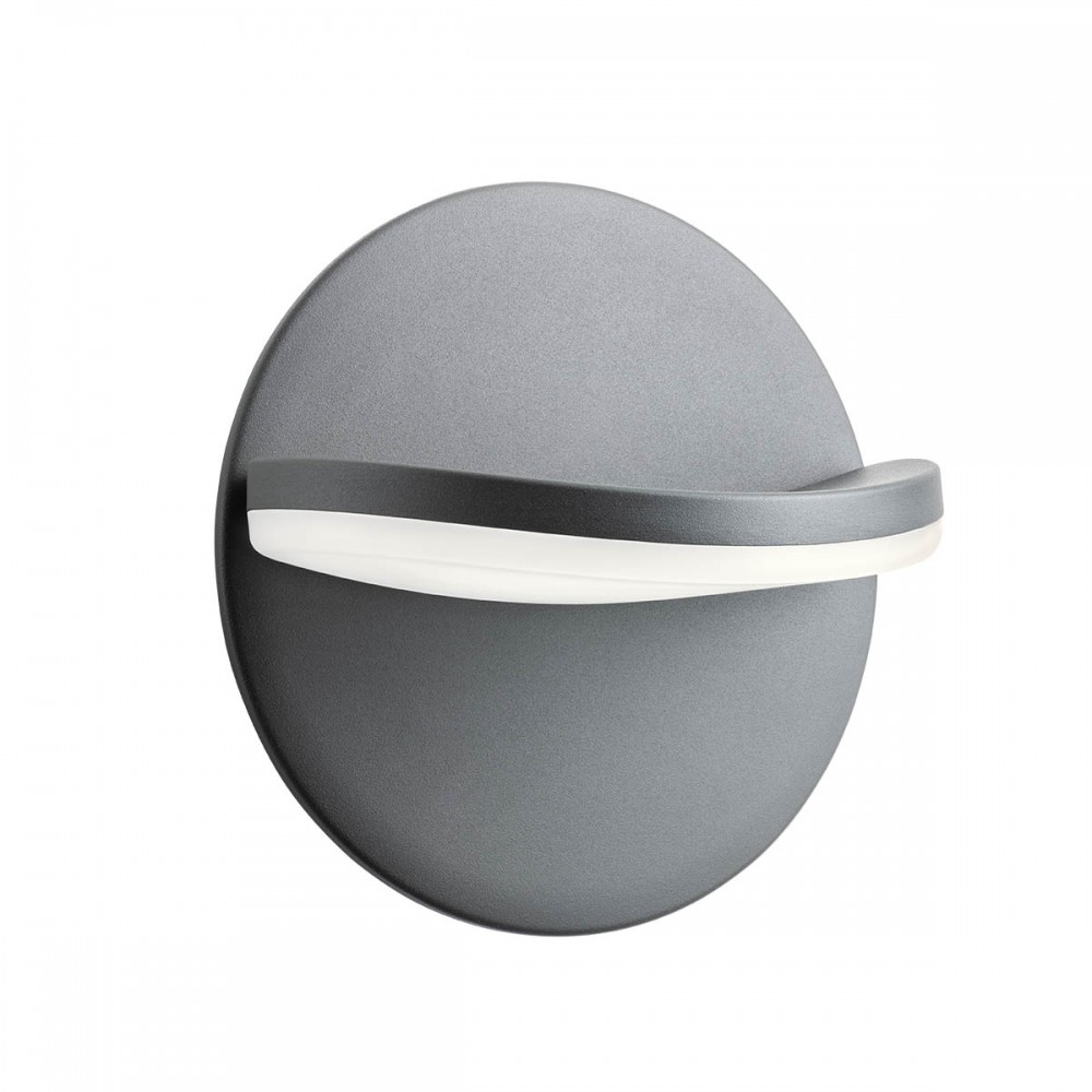 Wall lamp Redo Gimbal, metal, dark grey, LED, 16W, 992 lumens, warm white 3000K, D.18 cm, IP65