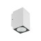 Wall lamp Redo Quad, metal, sand white, LED, 4W, 280 lumens, warm white 3000K, H.10 cm, IP65