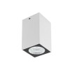 Ceiling lamp Redo Quad, metal, sand white, LED, 4W, 280 lumens, warm white 3000K, H.10 cm, IP65