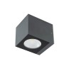 Wall lamp Redo Teko, metal, dark grey, LED, 7W, 520 lumens, warm white 3000K, H.9 cm, IP65