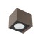 Wall lamp Redo Teko, metal, dark brown, LED, 7W, 520 lumens, warm white 3000K, H.9 cm, IP65