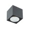 Ceiling lamp Redo Teko, metal, dark grey, LED, 7W, 520 lumens, warm white 3000K, H.9 cm, IP65