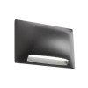 Step light Redo Slot, metal, dark grey, LED, 5W, 218 lumens, warm white 3000K, L.13 cm, IP65