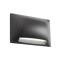 Step light Redo Slot, metal, dark grey, LED, 5W, 218 lumens, warm white 3000K, L.13 cm, IP65