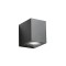 Wall lamp Redo Punta, ABS, dark grey, 1XGU10, H.9 cm, IP44