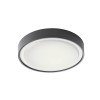Ceiling lamp Redo Ponza, dark grey, LED, 15W, 820 lumens, warm white 3000K, D.26 cm, IP65