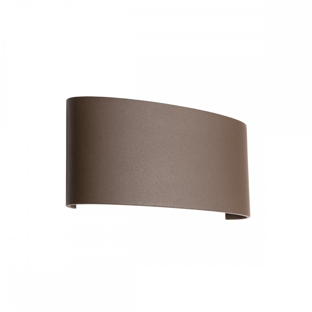 Wall lamp Redo Fabo, metal, brown, LED, 6W, 470 lumens, warm white 3000K, L.17 cm, IP54