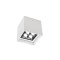 Ceiling lamp Redo Hub, metal, sand white, LED, 12W, 605 lumens, warm white 3000K, H.10 cm, IP54