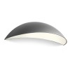 Wall lamp Redo Palma, metal, dark grey, LED, 18W, 1000 lumens, warm white 3000K, L.35 cm, IP54