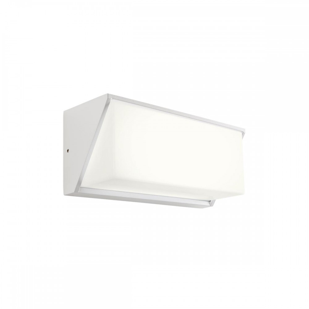Wall lamp Redo Spectra, metal, sand white, LED, 16W, 870 lumens, warm white 3000K, L.25 cm, IP54