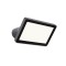 Miniprojector Redo Flux, metal, dark grey, LED, 30W, 1980 lumens, warm white 3000K, L.23 cm, IP65