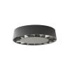 Ceiling lamp Redo Oku, metal, dark grey, LED, 12W, 958 lumens, warm white 3000K, D.18 cm, IP65