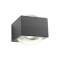 Wall lamp Redo Ari, metal, grey, LED, 12.5W, 1185 lumeni, warm white 3000K, IP65
