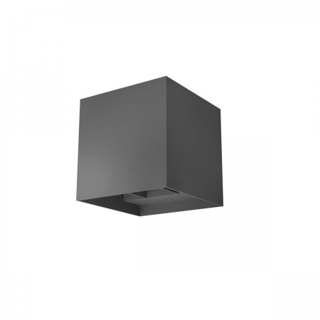 Wall lamp Redo Vary, metal, dark grey, LED, 2X10W, 1080 lumens, warm white 3000K, H.12 cm, IP54