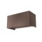 Wall lamp Redo Vary, metal, dark brown, LED, 4X5W, 1250 lumens, warm white 3000K, L.20 cm, IP54