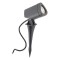 Miniprojector Redo Felix, metal, dark grey, LED, 7W, 420 lumens, warm white 3000K, H.28 cm, IP65