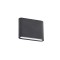 Wall lamp Redo Klippe, metal, dark grey, LED, 6,5W, 398 lumens, warm white 3000K, IP54
