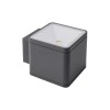 Wall lamp Redo Beta, metal, dark grey, LED, 2X6W, 1134 lumens, neutral white 4000K, IP54
