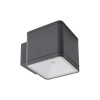 Wall lamp Redo Beta, metal, dark grey, LED, 6W, 530 lumens, warm white 3000K, IP54