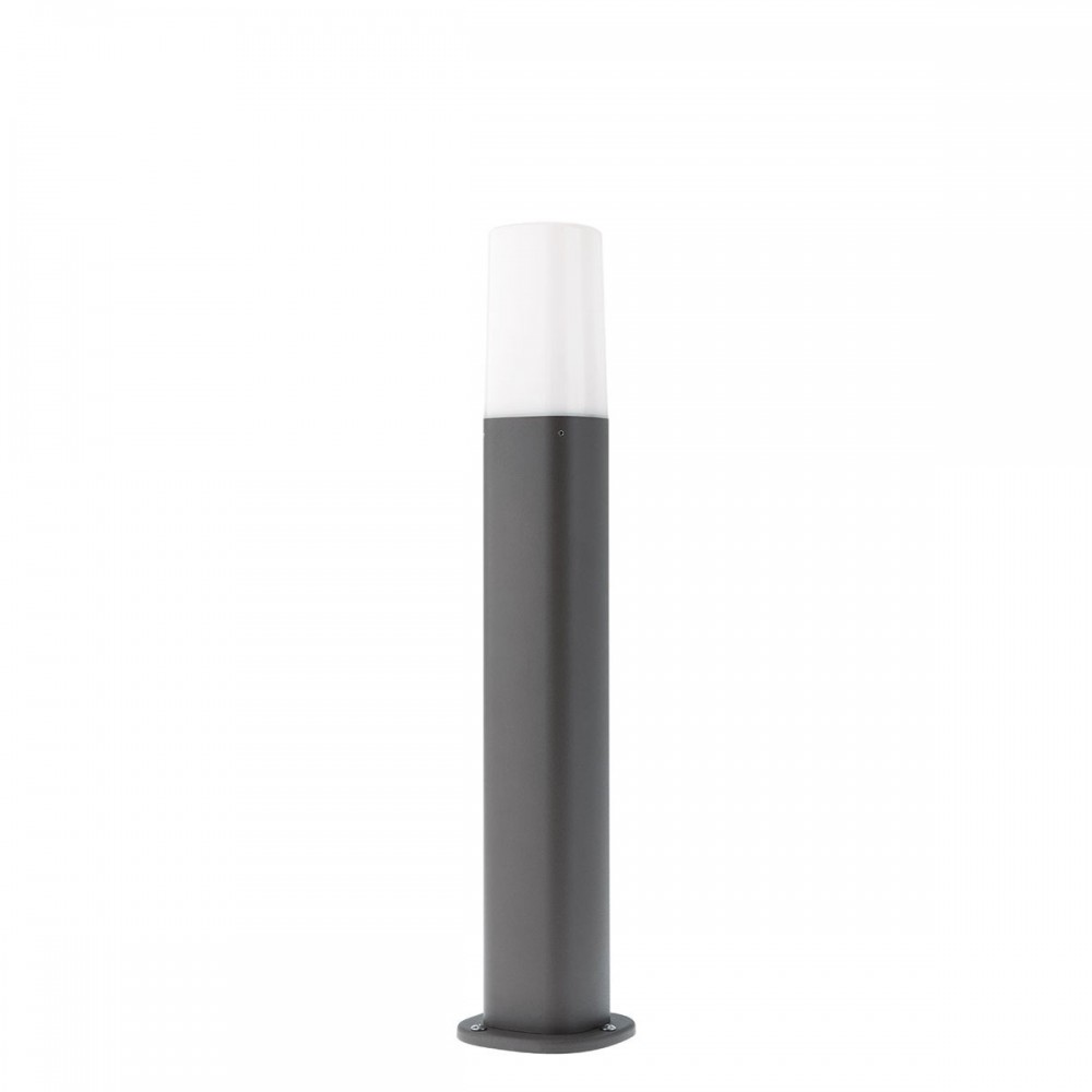 Bollard Redo Crayon, metal, dark grey, 1XE27, H.50 cm, IP44