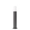 Bollard Redo Crayon, metal, dark grey, 1XE27, H.50 cm, IP44