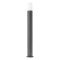 Bollard Redo Crayon, metal, dark grey, 1XE27, H.80 cm, IP44