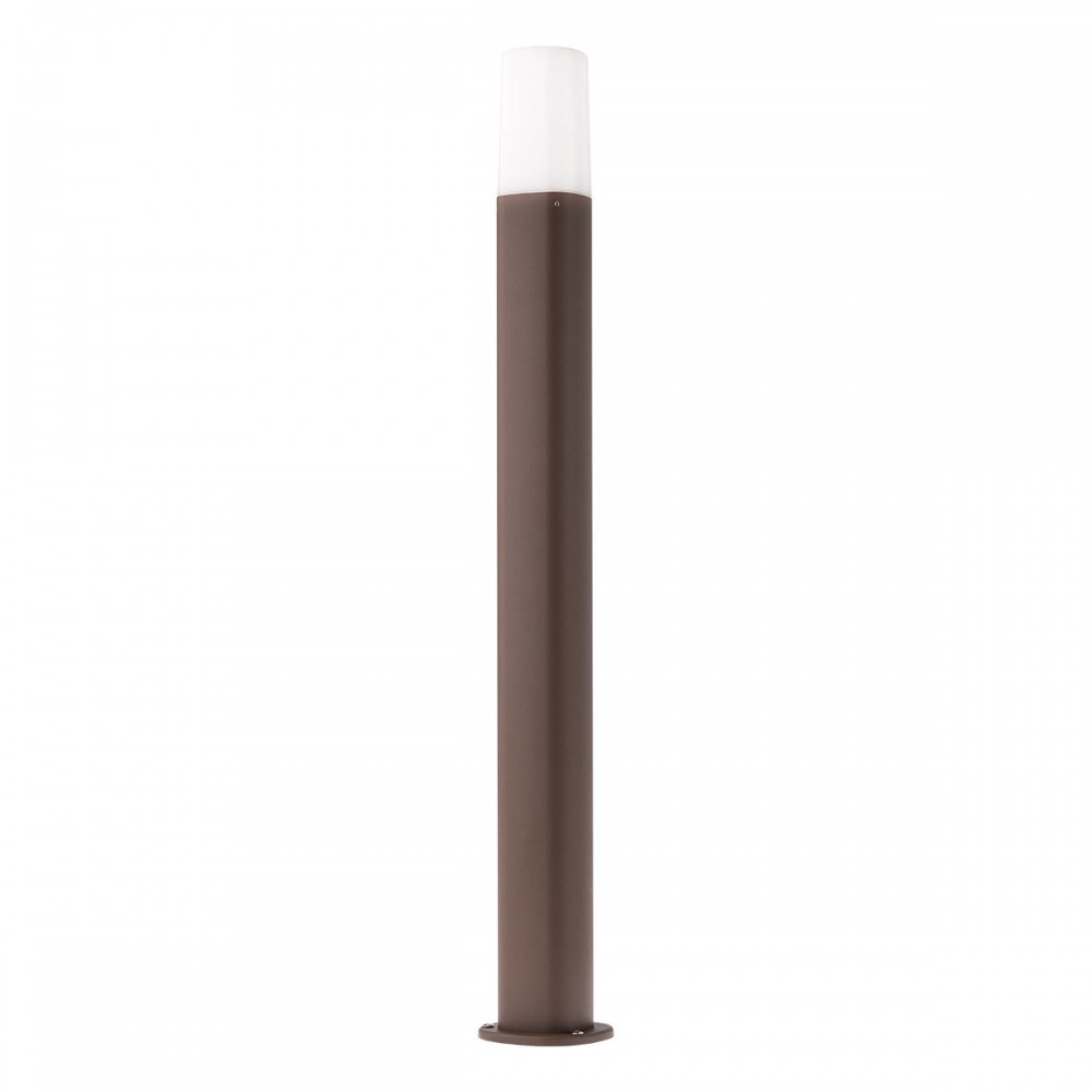 Bollard Redo Crayon, metal, dark brown, 1XE27, H.80 cm, IP44