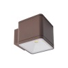 Wall lamp Redo Beta, metal, dark brown, LED, 6W, 530 lumens, warm white 3000K, IP54