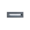 Wall lamp Redo Igor, metal, dark grey, LED, 6W, 415 lumens, warm white 3000K, L.23 cm, IP54