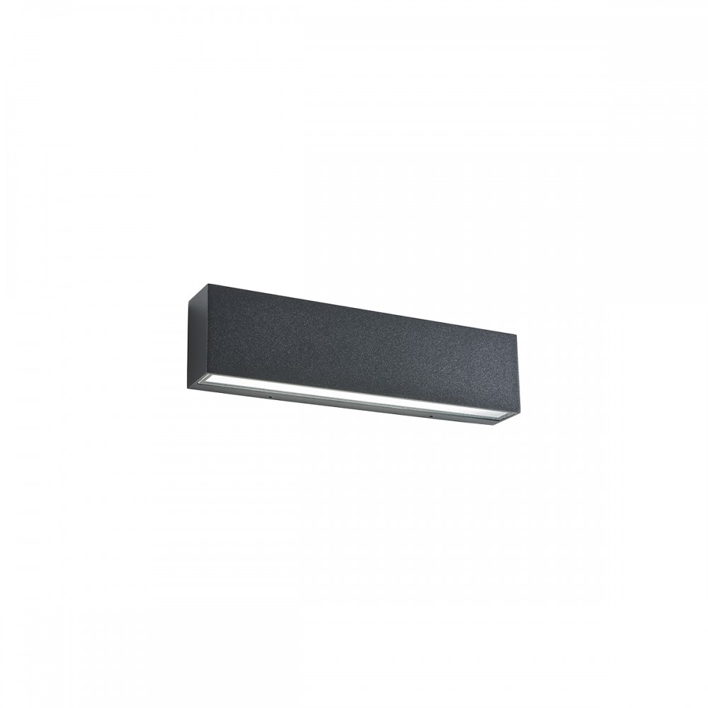 Step light Redo Tratto, metal, dark grey, LED, 3W, 300 lumens, warm white 3000K, L.19 cm, IP65