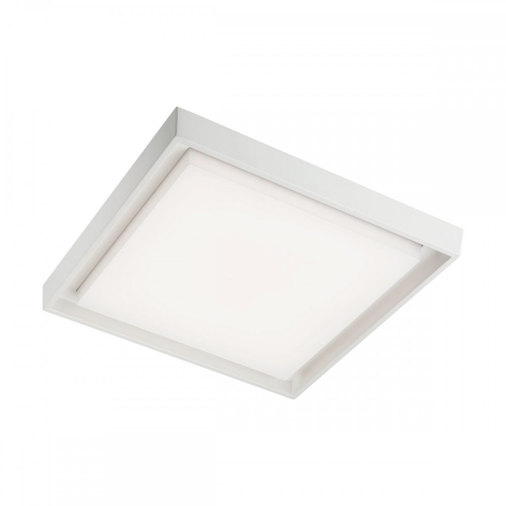 Ceiling lamp Redo Bezel, metal, sand white, LED, 30W, 2550 lumens, warm white 3000K, IP54
