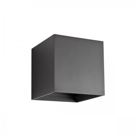 Wall lamp Redo Vary, metal, dark grey, LED, 2X6W, 660 lumens, warm white 3000K, H.10 cm, IP54