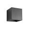 Wall lamp Redo Vary, metal, dark grey, LED, 2X6W, 660 lumens, warm white 3000K, H.10 cm, IP54