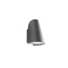Wall lamp Redo Alvar, metal, dark grey, 1XGU10, IP 44
