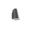 Wall lamp Redo Alvar, metal, dark grey, 1XGU10, IP 44