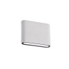 Wall lamp Redo Klippe, metal, sand white, LED, 6,5W, 398 lumens, warm white 3000K, IP54