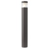 Bollard Redo Spark, metal, dark grey, LED, 10W, 568 lumens, warm white 3000K, H.90 cm, IP54