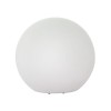 Ground lamp Redo Baloo, polyethylene, white, 1XE27, D.56 cm, IP65