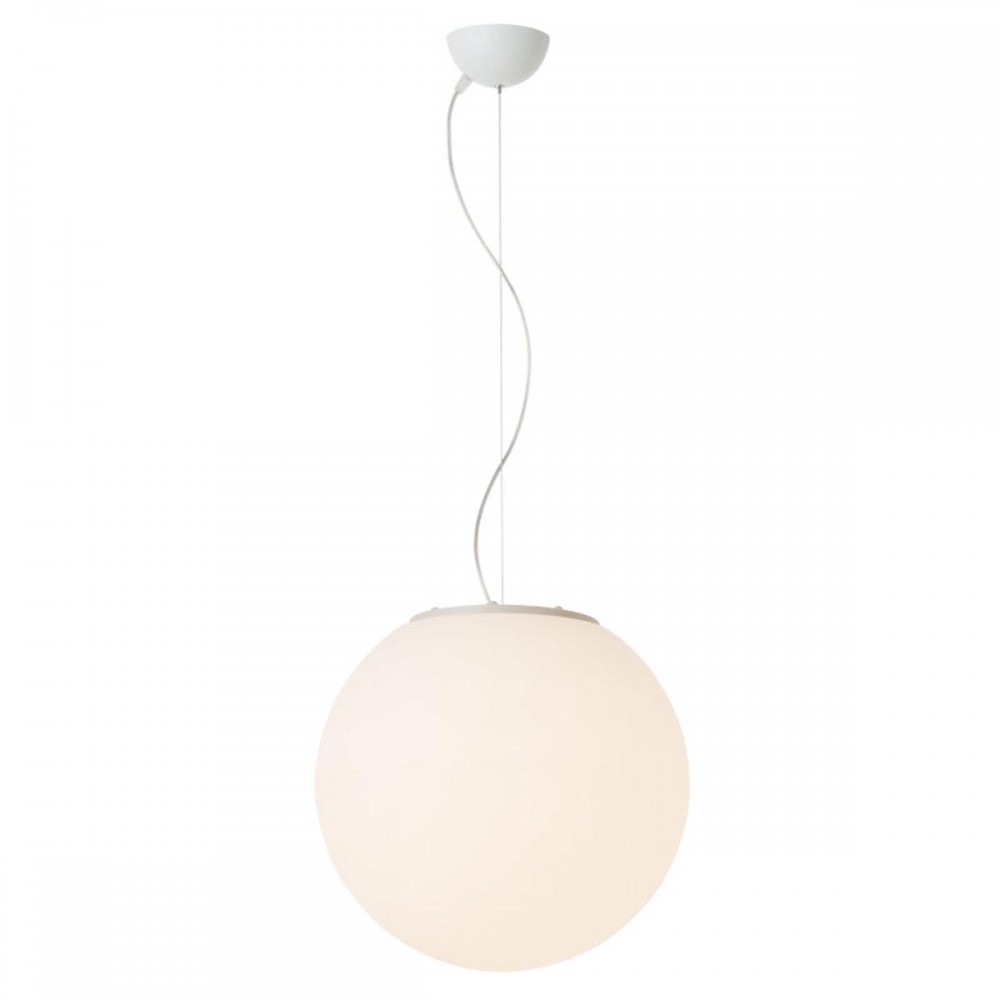 Suspension Redo Baloo, metal, polyethylene, white, 1XE27, D.38 cm, IP44