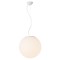 Suspension Redo Baloo, metal, polyethylene, white, 1XE27, D.38 cm, IP44