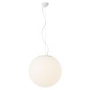 Suspension Redo Baloo, metal, polyethylene, white, 1XE27, D.45 cm, IP44