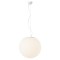 Suspension Redo Baloo, metal, polyethylene, white, 1XE27, D.45 cm, IP44