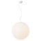 Suspension Redo Baloo, metal, polyethylene, white, 1XE27, D.56 cm, IP44