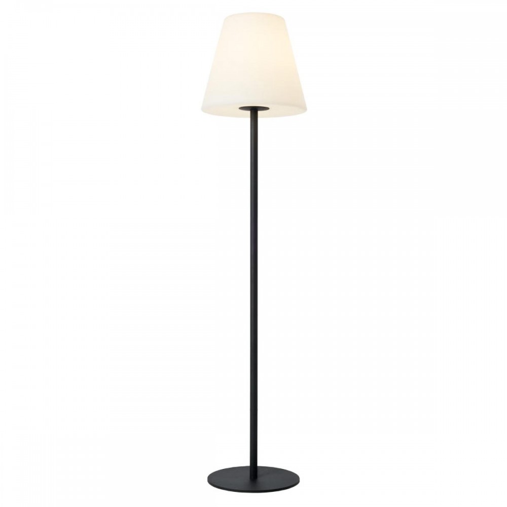 Floor lamp Redo Pino, metal, dark grey, 1XE27, H.150 cm, IP65