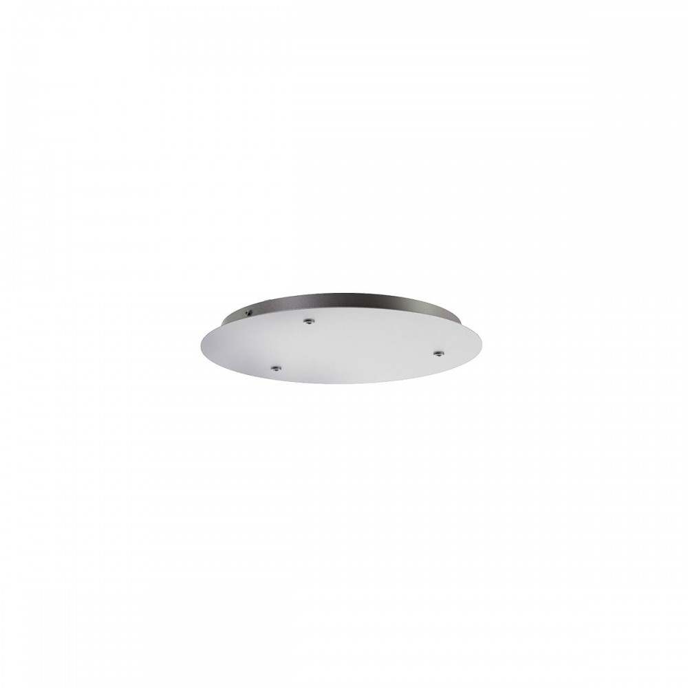 Round canopy Redo, metal, chrome, D.35 cm