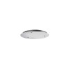 Round canopy Redo, metal, chrome, D.35 cm