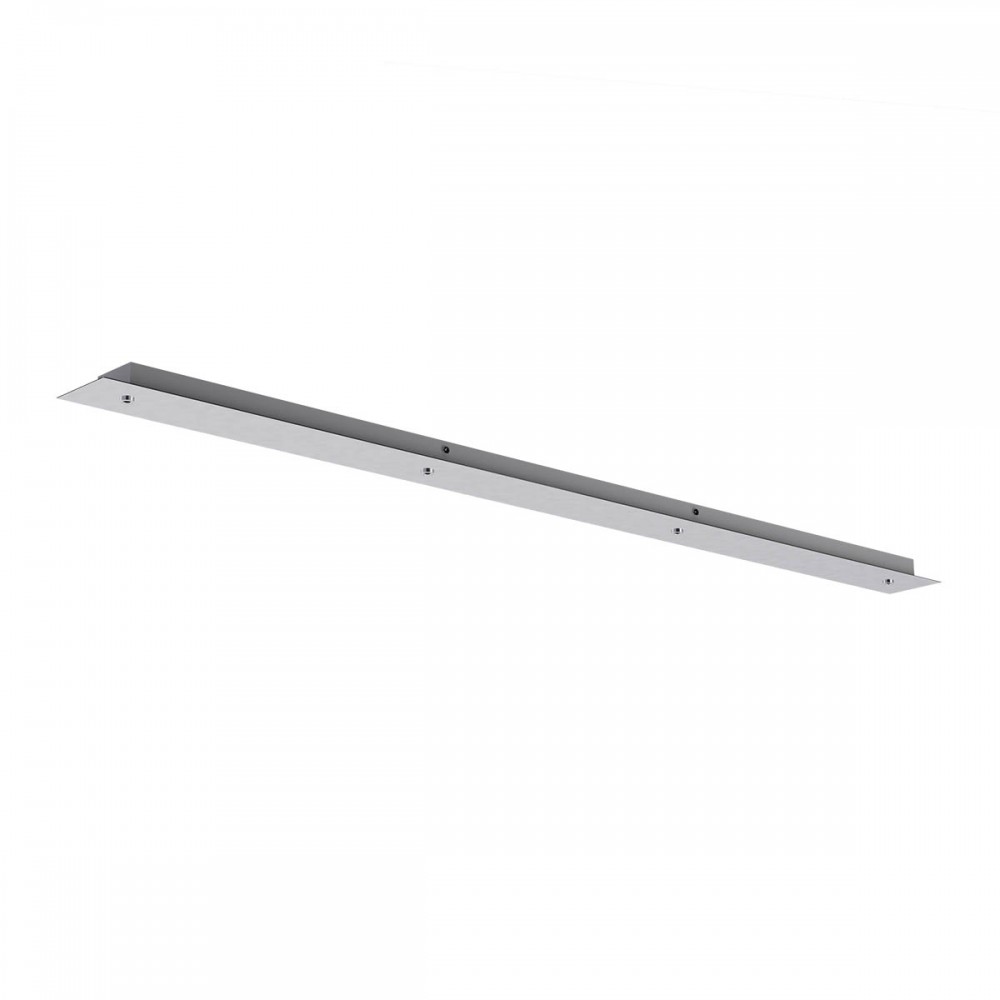 Linear canopy Redo, metal, chrome, L.115 cm